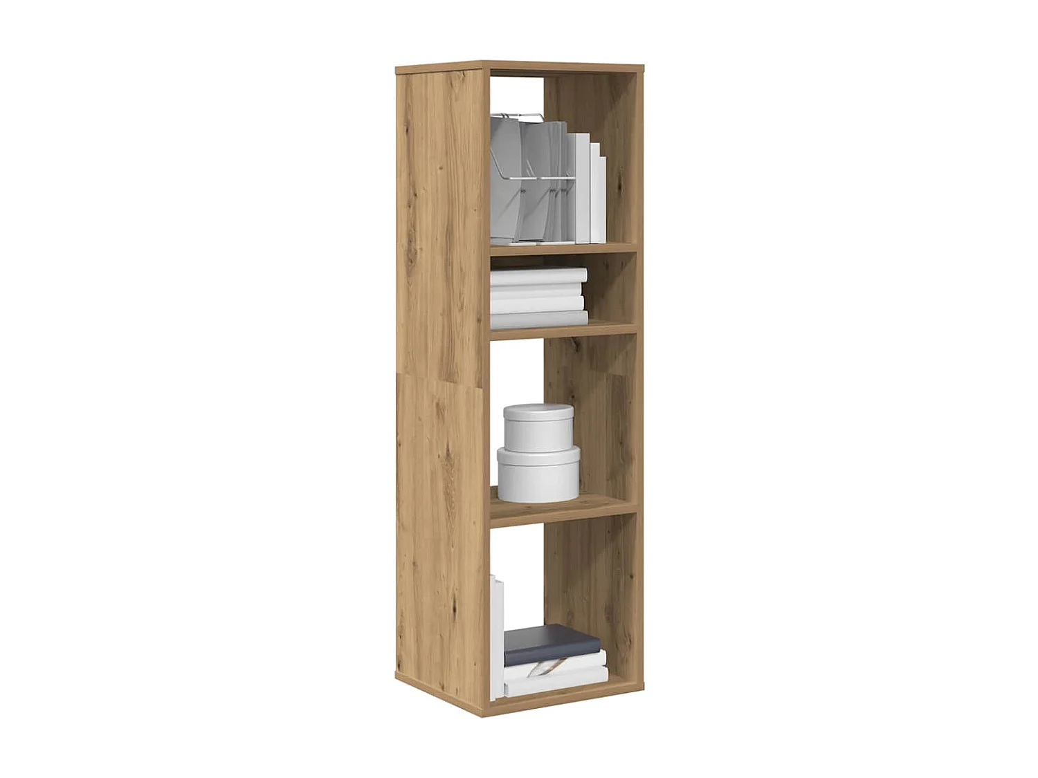 Handgefertigtes Bücherregal aus Eichenholz 34x31x112 cm