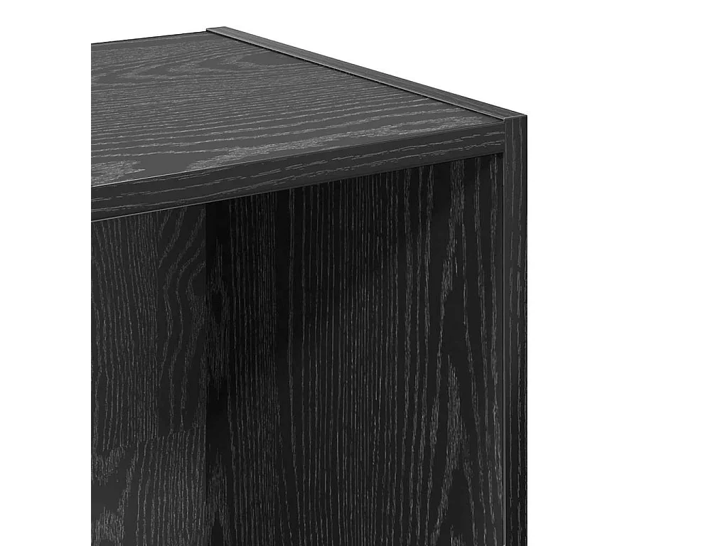 Bibliothèque Chêne noir 40 x 30 x 152 cm Bois d'ingénierie