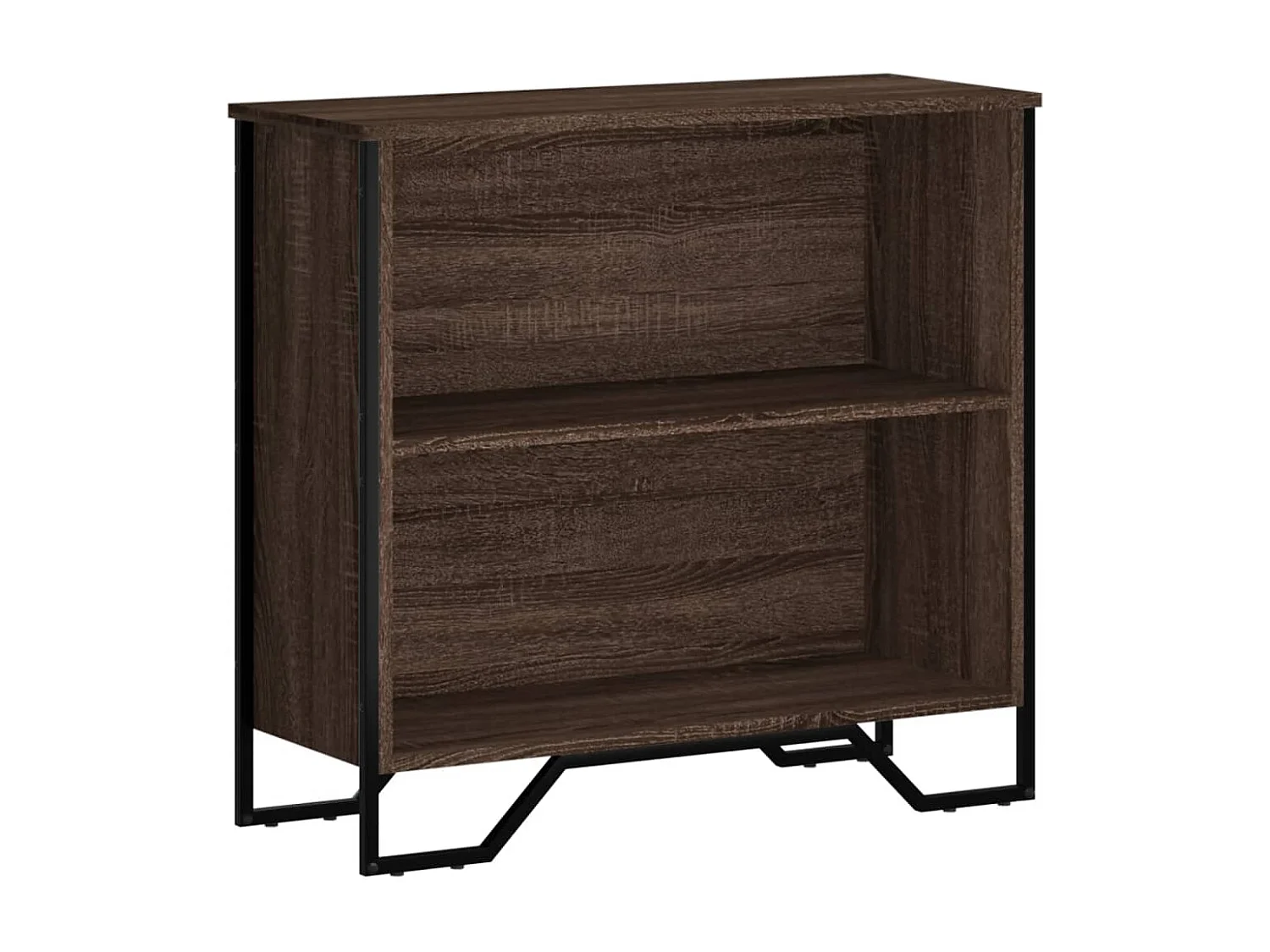 Libreria in rovere marrone 80x31x74,5 cm in legno ingegnerizzato