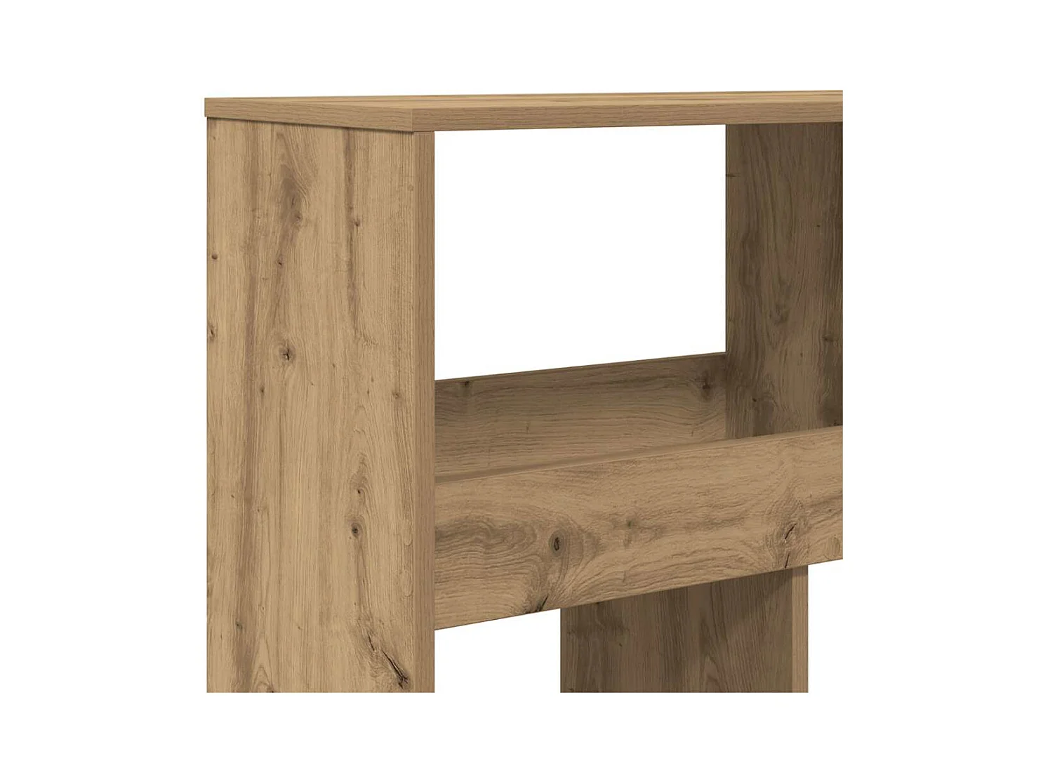 Handgefertigtes Bücherregal aus Eichenholz 100x33x187,5 cm