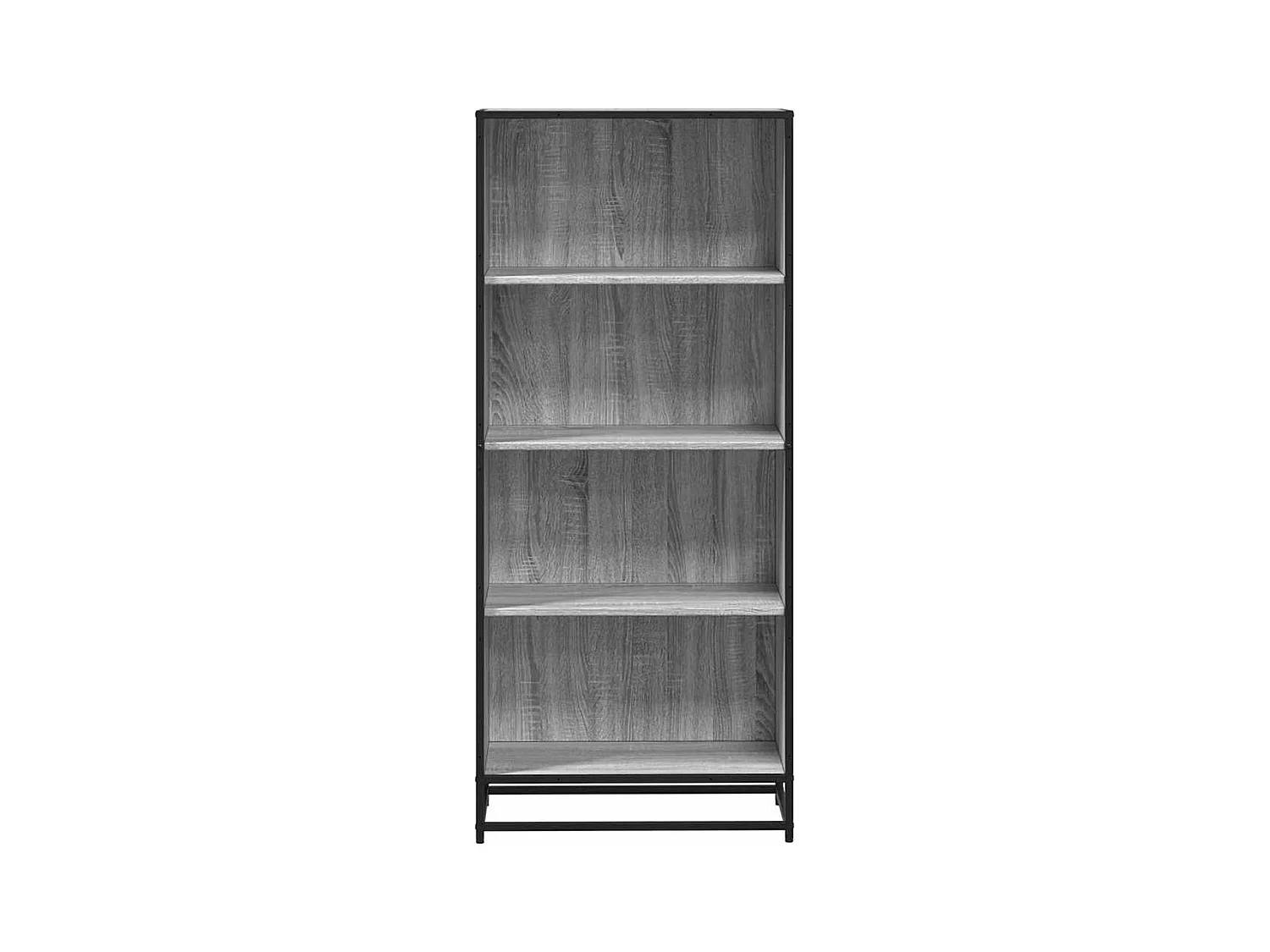 Bibliothèque sonoma gris 60x35x139 cm bois d'ingénierie