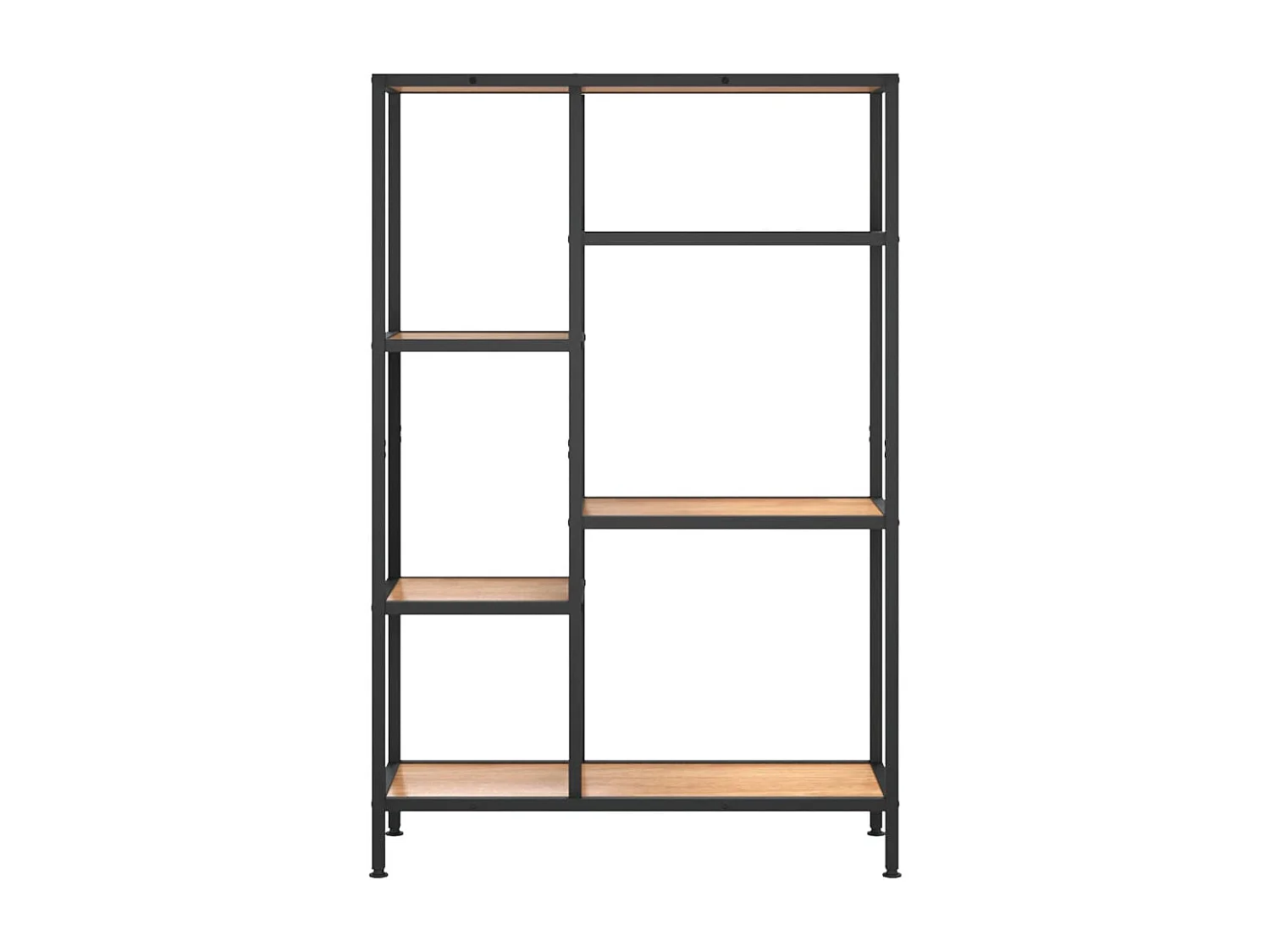 Étagère à livres 80x30x120 cm Acier et bois d'ingénierie