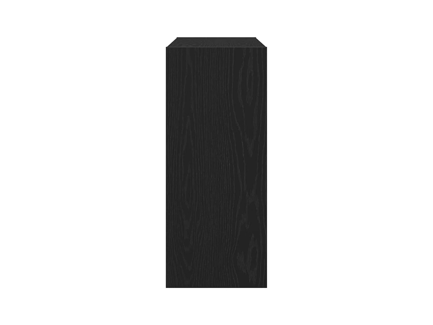 Bibliothèque / Cloison Noir Chêne 100x30x72 cm Bois d'ingénierie