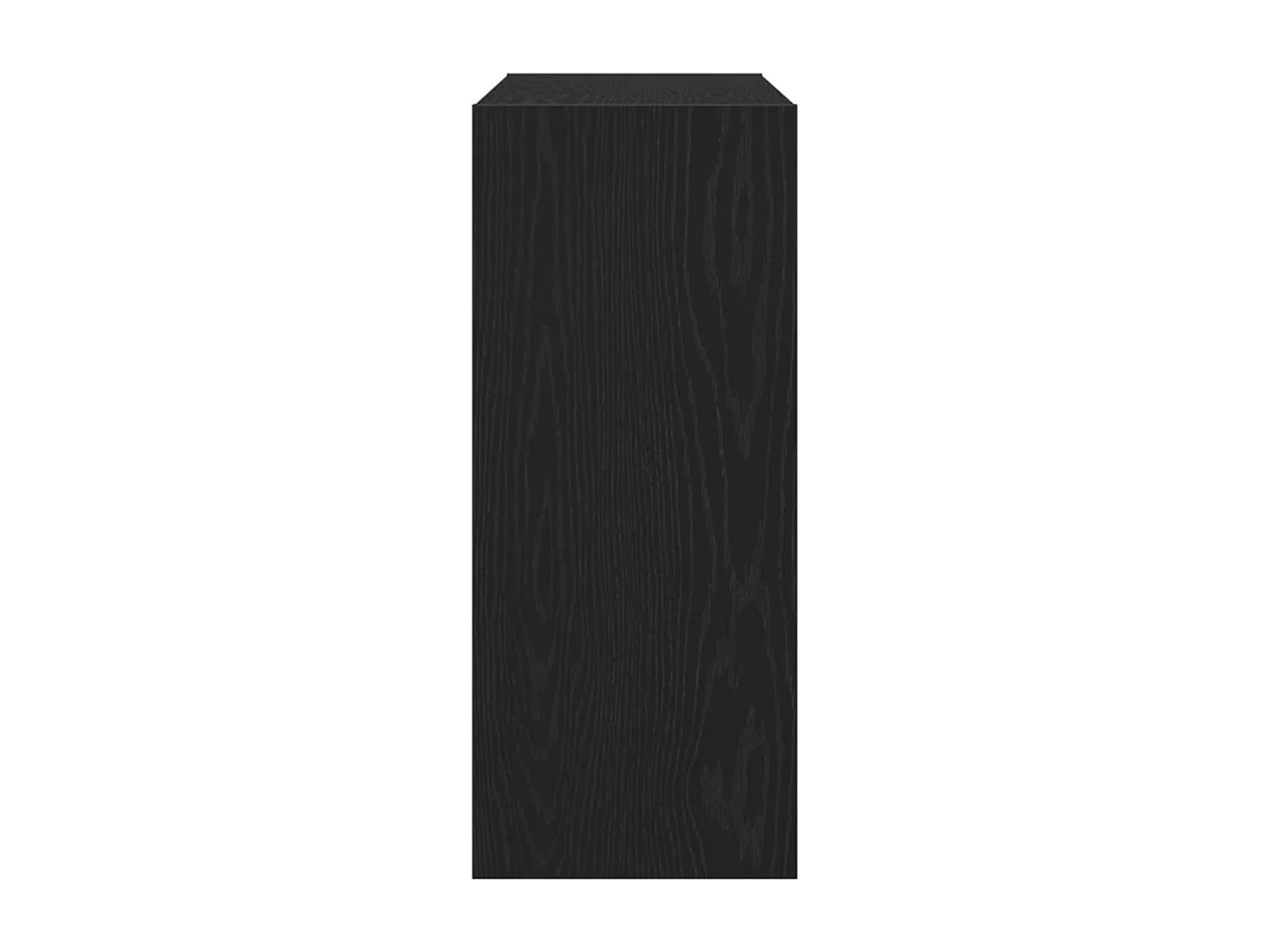 Bibliothèque / Cloison Noir Chêne 100x30x72 cm Bois d'ingénierie