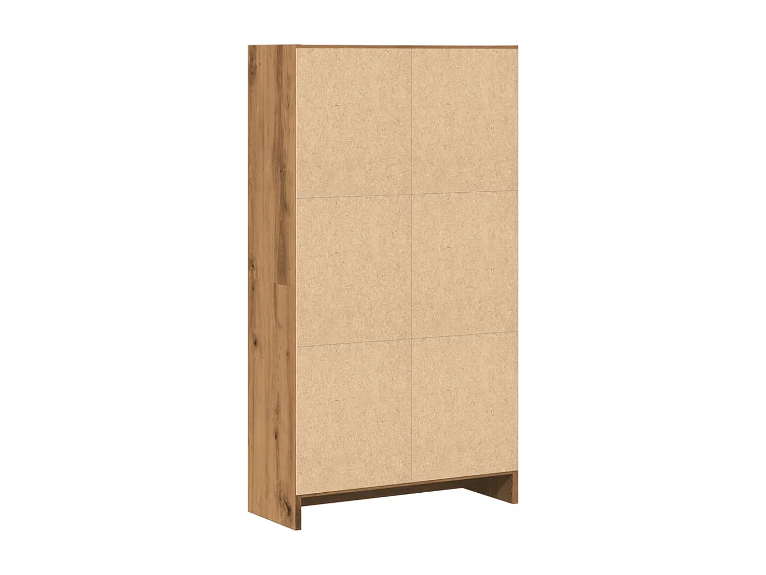 Handgemaakte eikenhouten boekenkast 60x24x109 cm bewerkt hout