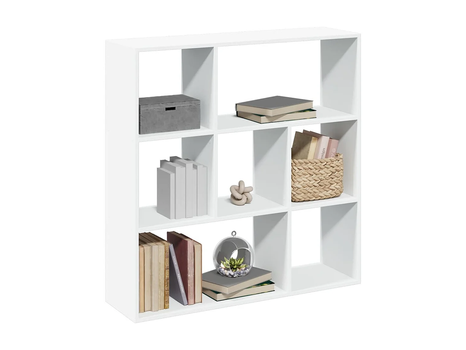 Mensola divisoria bianca 102x29x103,5 cm