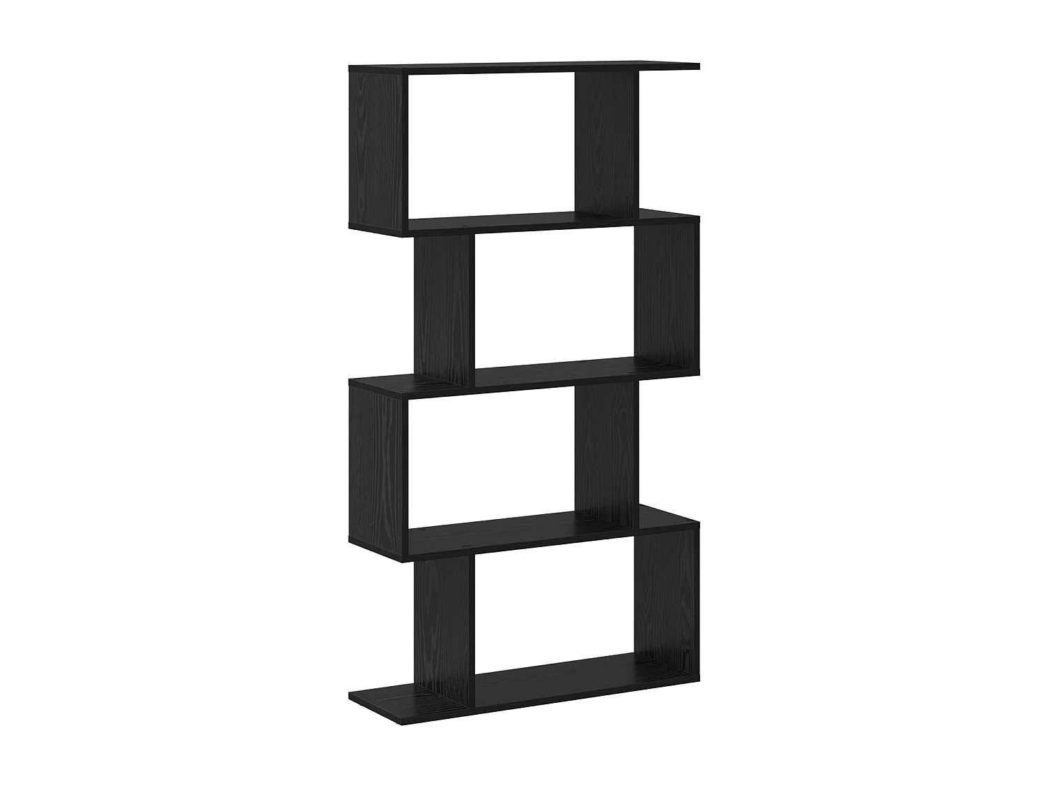 Bibliothèque Chêne noir 70 x 24 x 129 cm Bois d'ingénierie