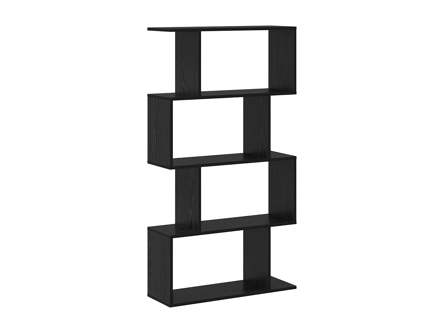 Bibliothèque Chêne noir 70 x 24 x 129 cm Bois d'ingénierie