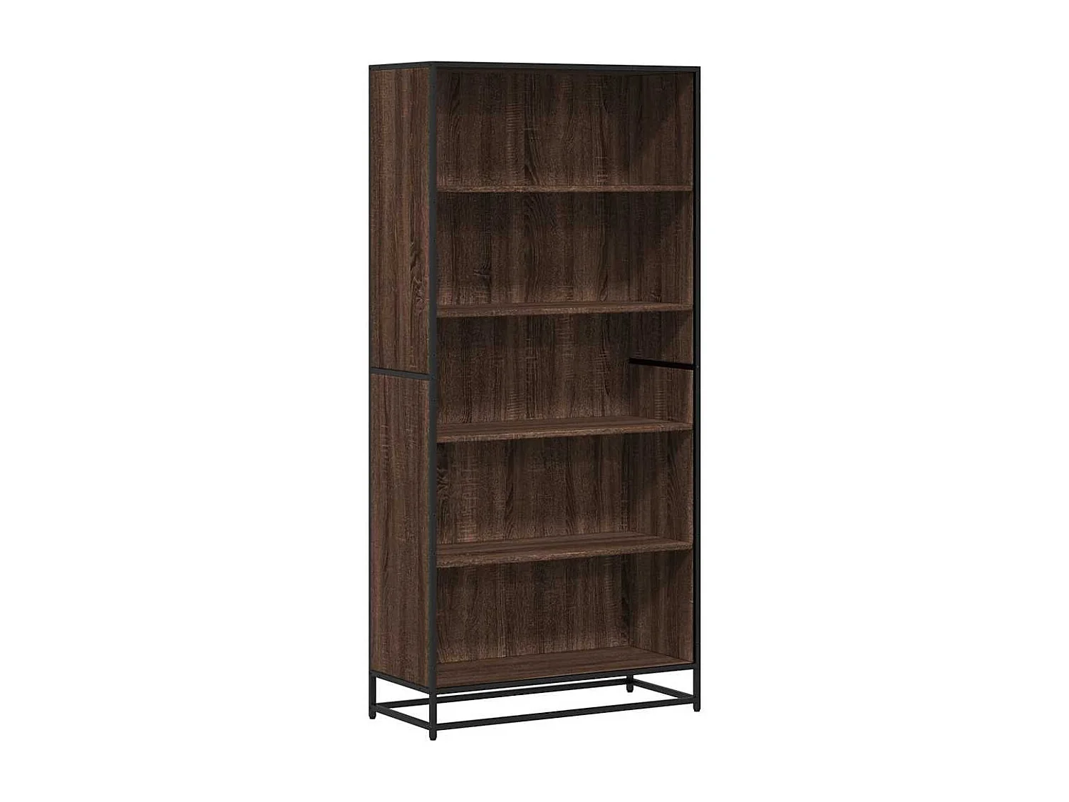 Bibliothèque chêne marron 80,5x35x170,5 cm bois d'ingénierie
