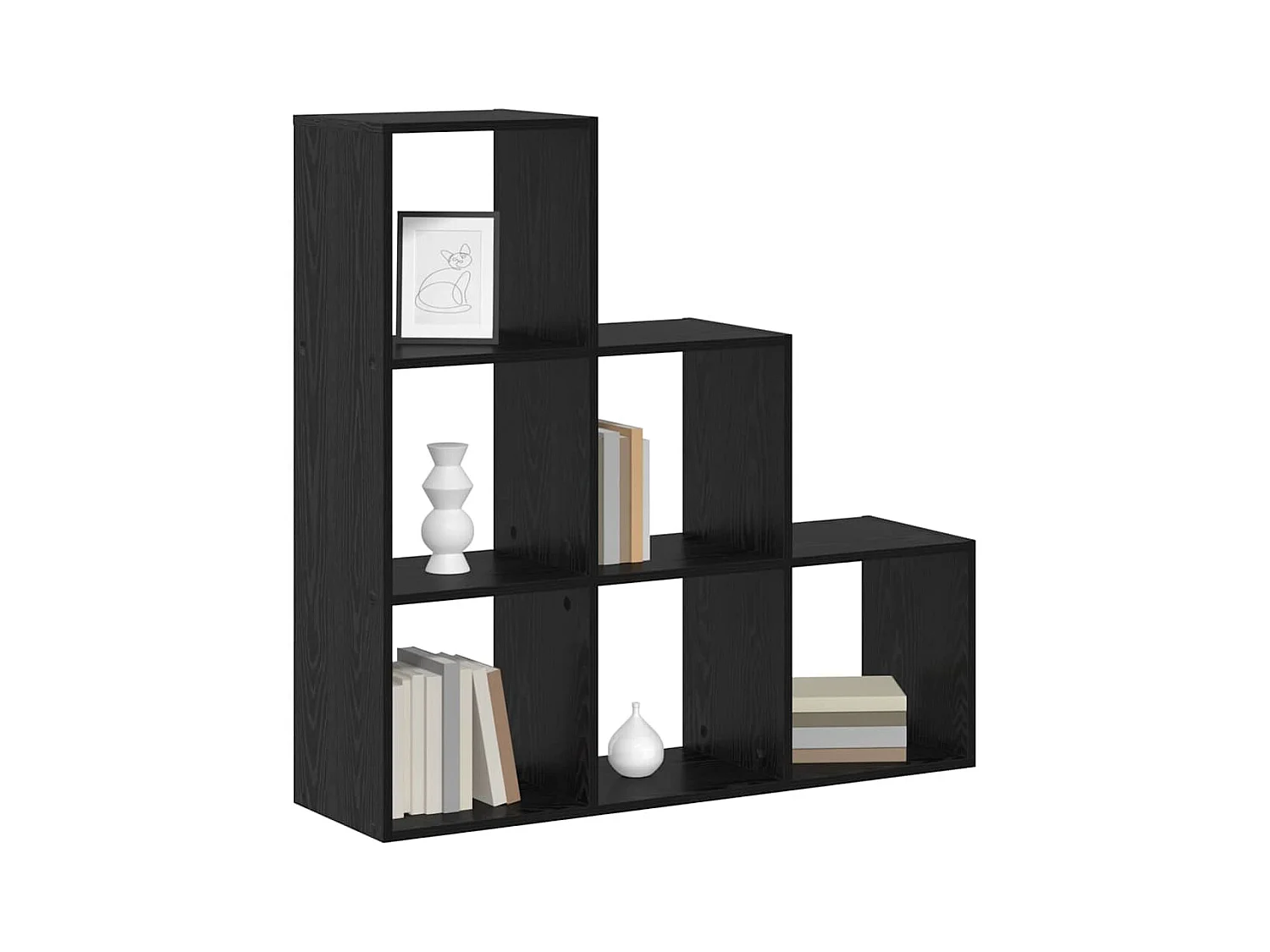 Bibliothèque Chêne noir 99 x 29 x 99 cm Bois d'ingénierie