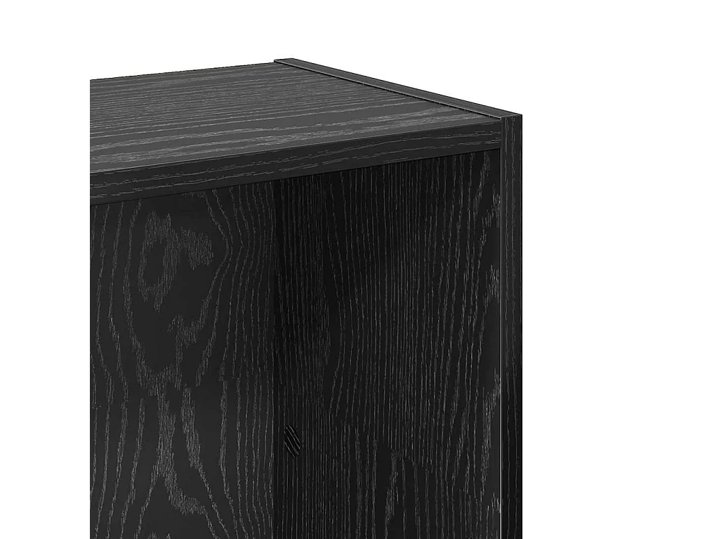 Bibliothèque Chêne noir 80 x 24 x 109 cm Panneau de particules