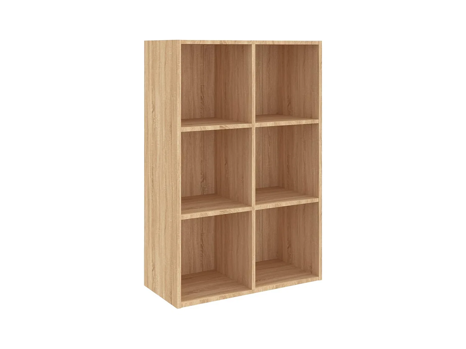 Bibliothèque/Buffet chêne sonoma 66x30x98 cm bois d'ingénierie