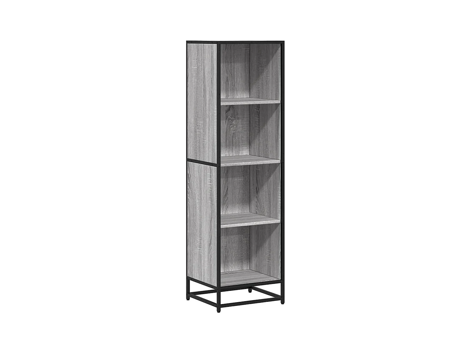 Libreria grigia Sonoma 40x35x139 cm in legno ingegnerizzato