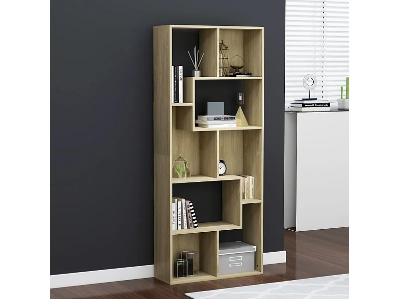 Sonoma Eiken Boekenkast 67x24x161 cm Engineered Wood
