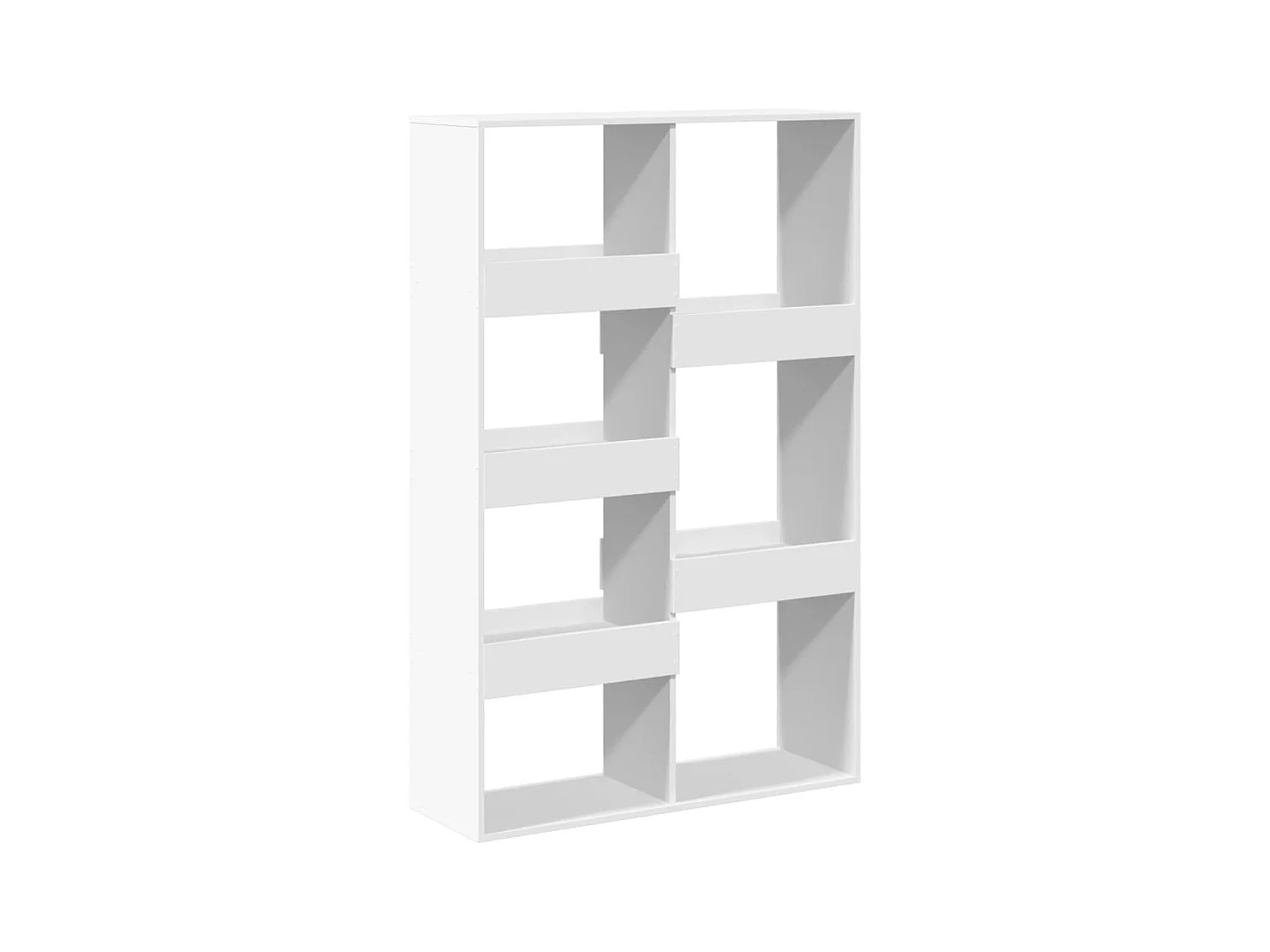 Witte boekenkast 100x33x155,5 cm bewerkt hout