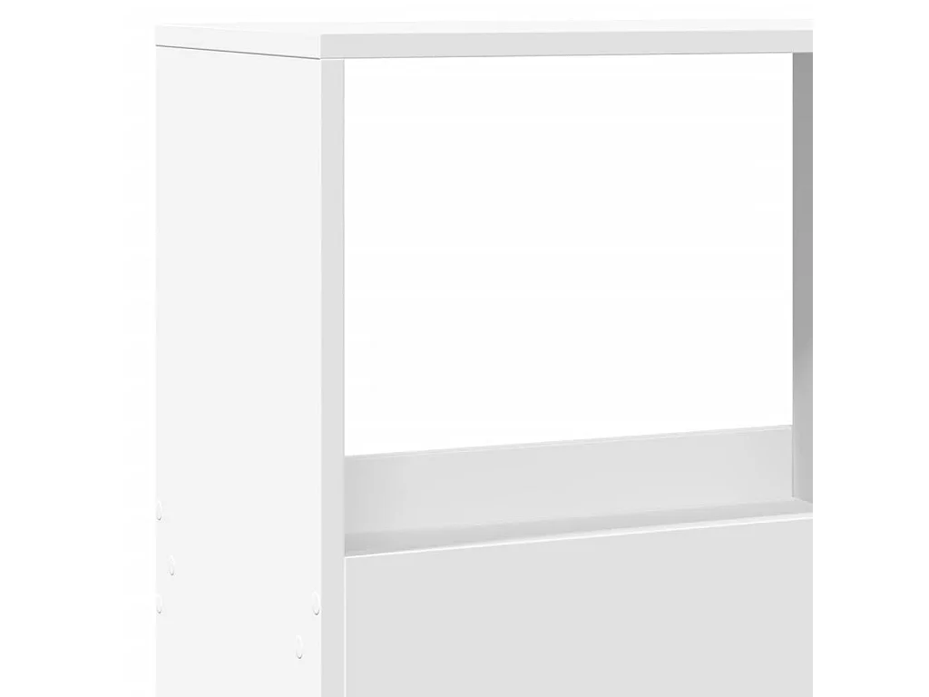 Witte boekenkast 100x33x155,5 cm bewerkt hout