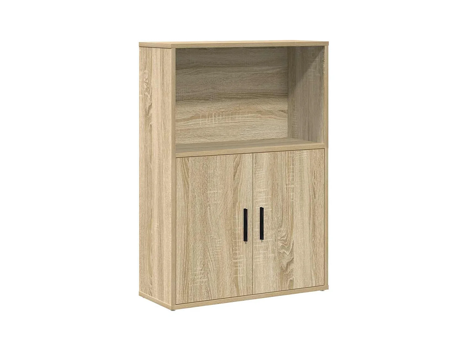 Bibliothèque chêne sonoma 60x24x85 cm bois d'ingénierie