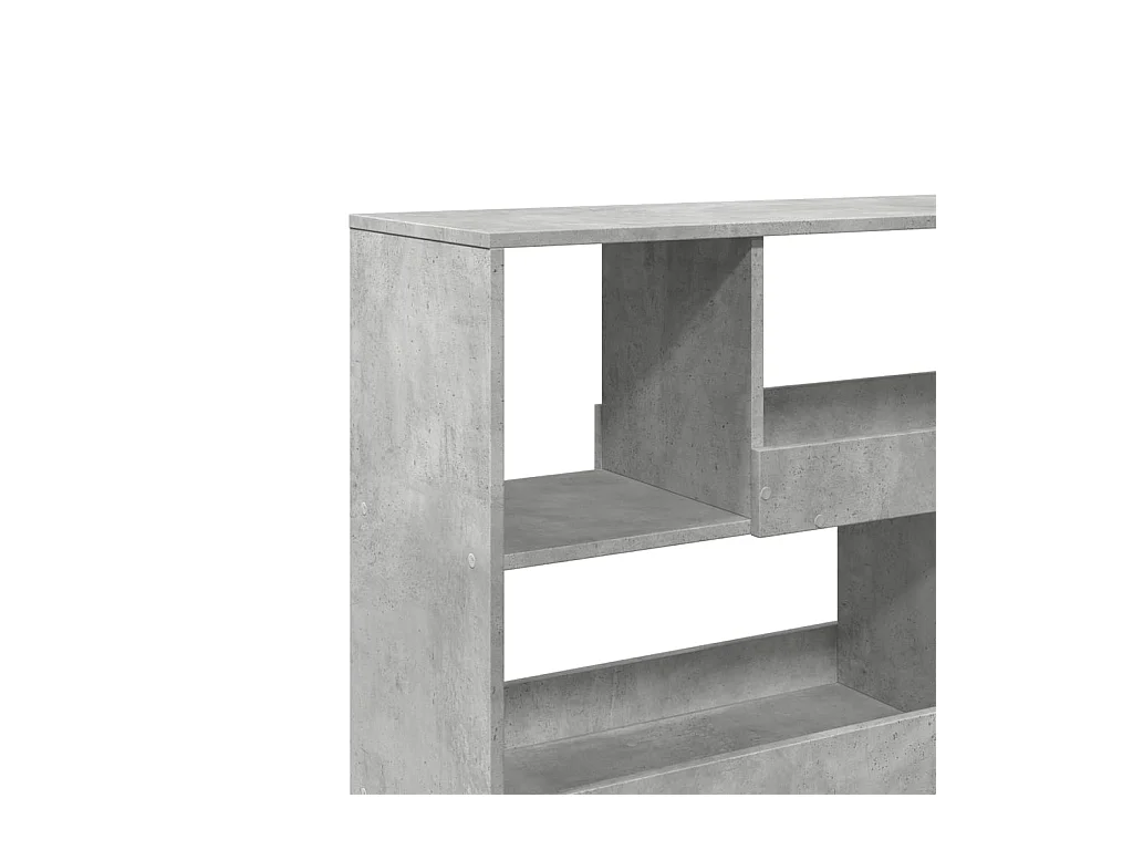 Tabique divisorio de madera de ingeniería de hormigón gris