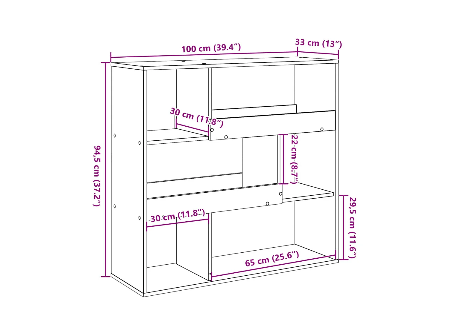 Tabique divisorio de madera de ingeniería de hormigón gris