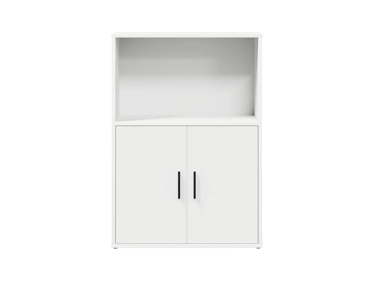 Bibliothèque blanc 60x24x85 cm bois d'ingénierie