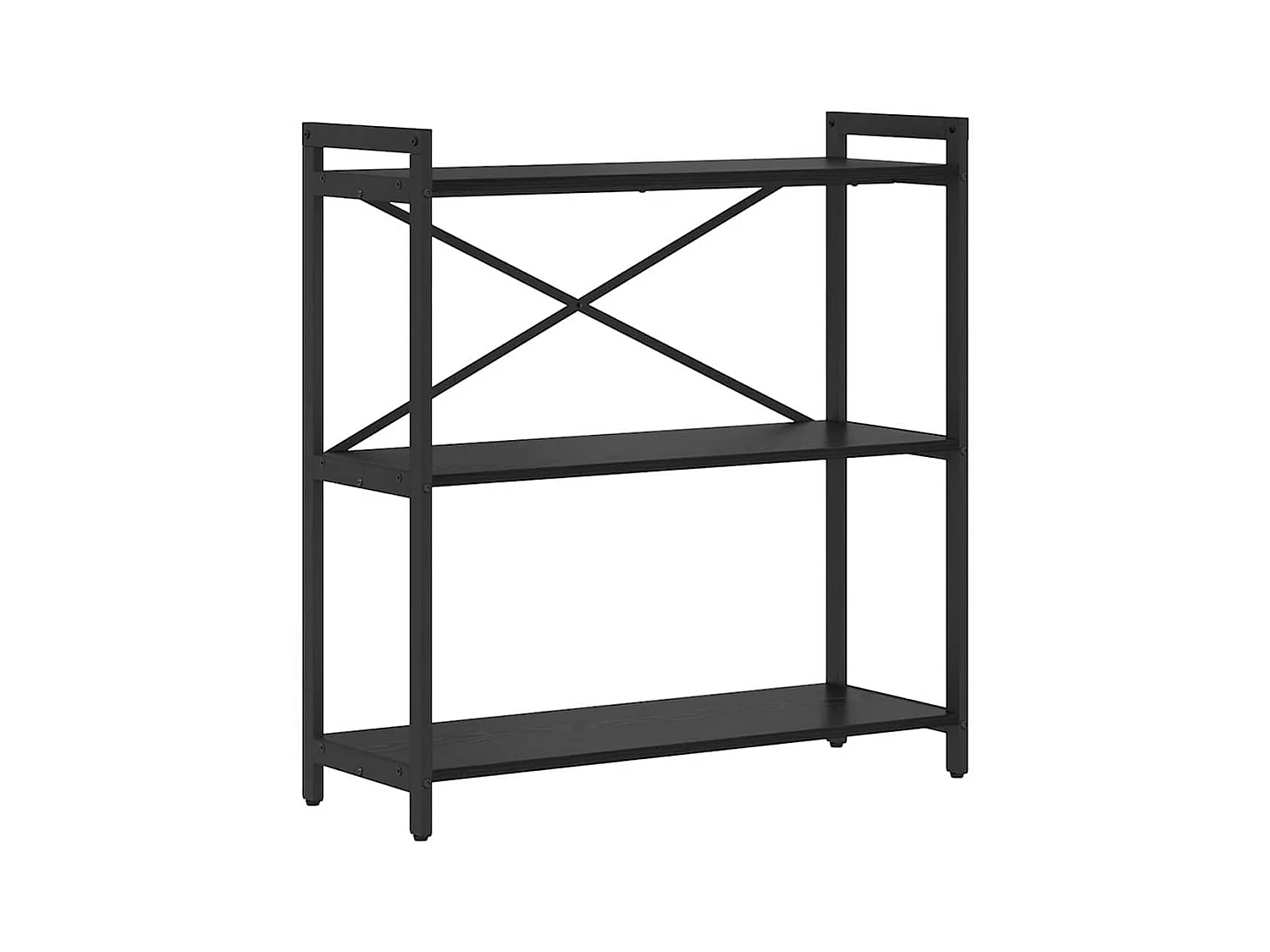 Bibliothèque Chêne noir 80 x 30 x 83 cm Bois d'ingénierie