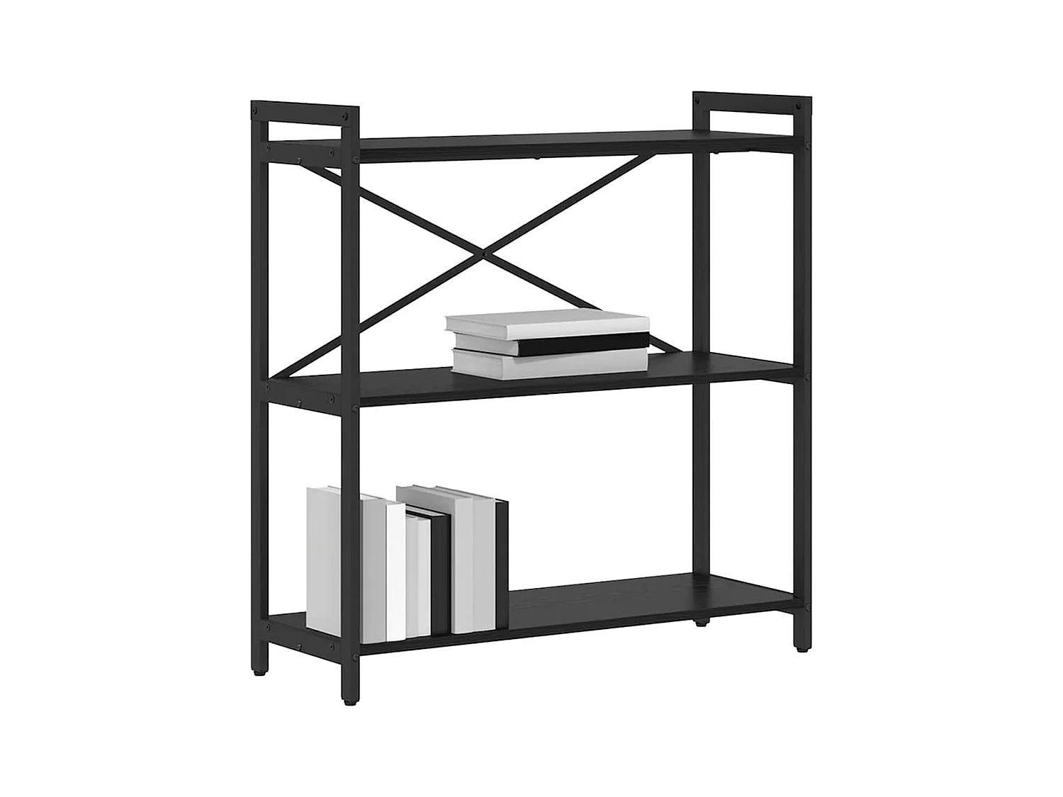 Bibliothèque Chêne noir 80 x 30 x 83 cm Bois d'ingénierie