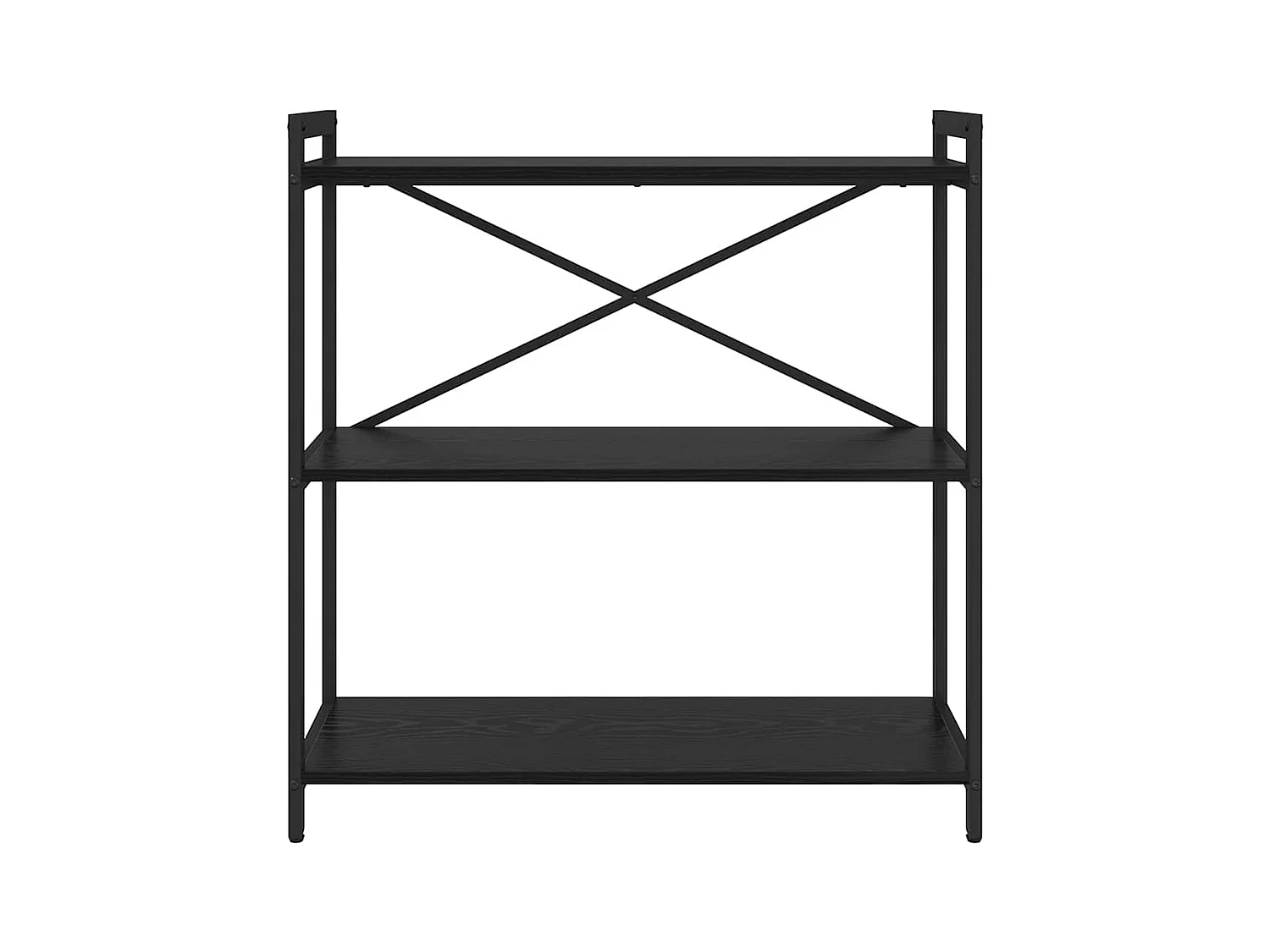 Bibliothèque Chêne noir 80 x 30 x 83 cm Bois d'ingénierie