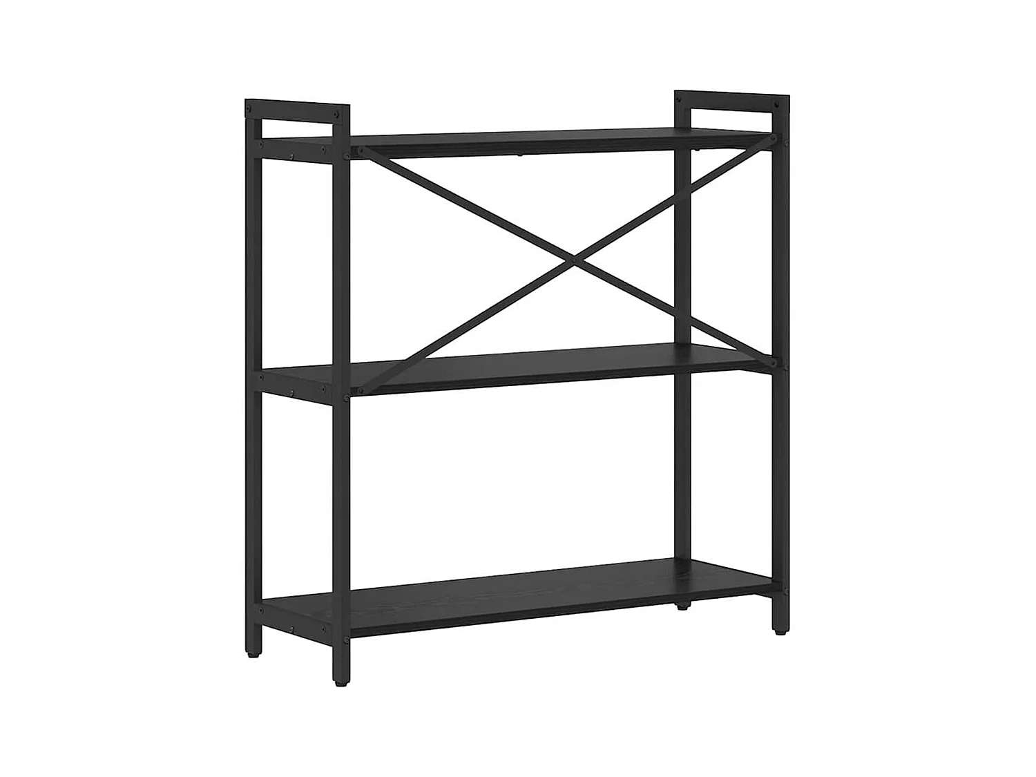 Bibliothèque Chêne noir 80 x 30 x 83 cm Bois d'ingénierie