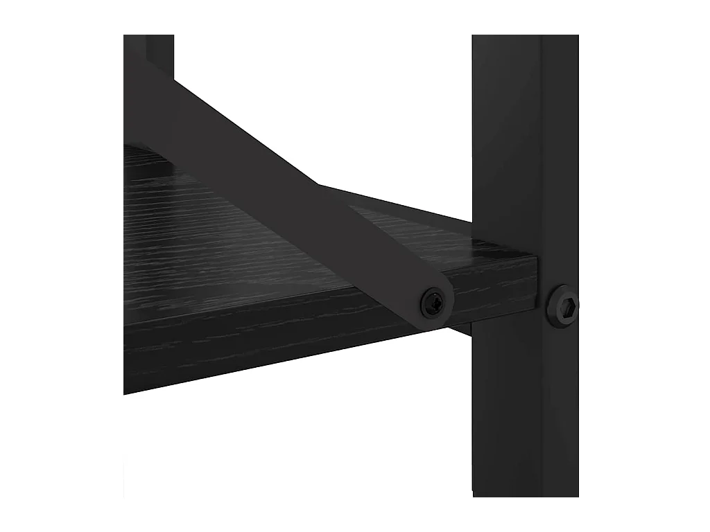 Bibliothèque Chêne noir 80 x 30 x 83 cm Bois d'ingénierie