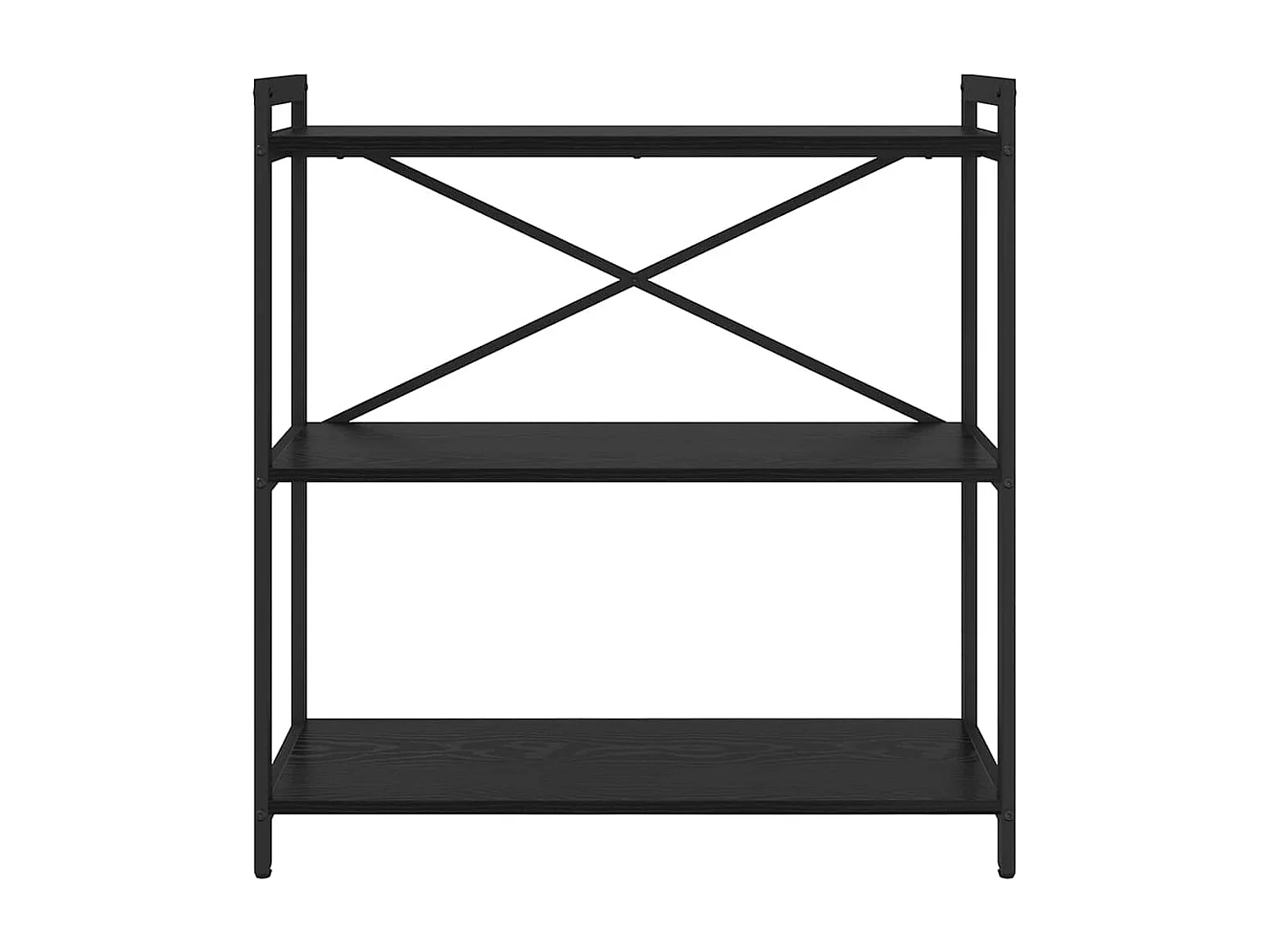 Bibliothèque Chêne noir 80 x 30 x 83 cm Bois d'ingénierie