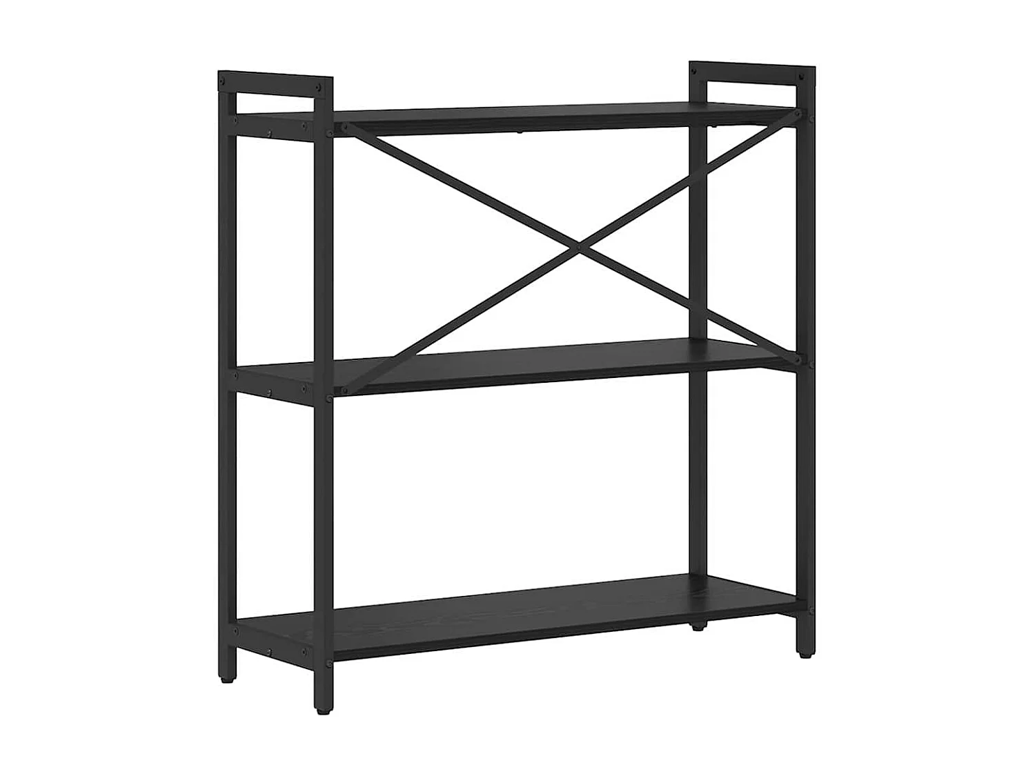 Bibliothèque Chêne noir 80 x 30 x 83 cm Bois d'ingénierie