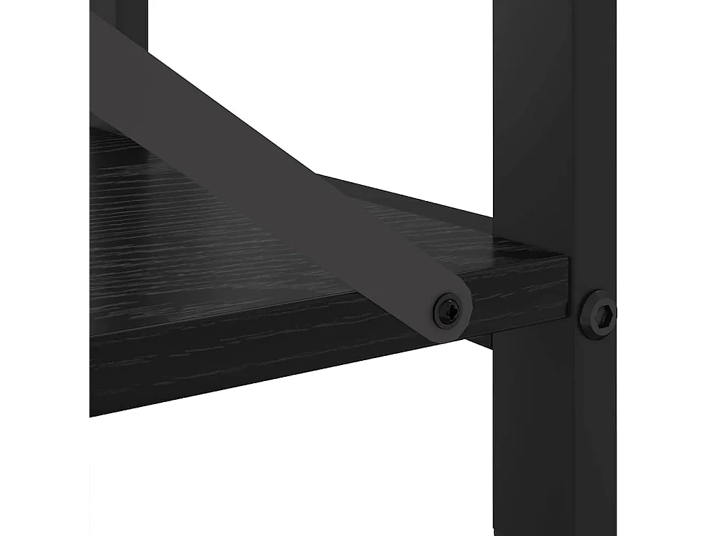 Bibliothèque Chêne noir 60 x 30 x 83 cm Bois d'ingénierie