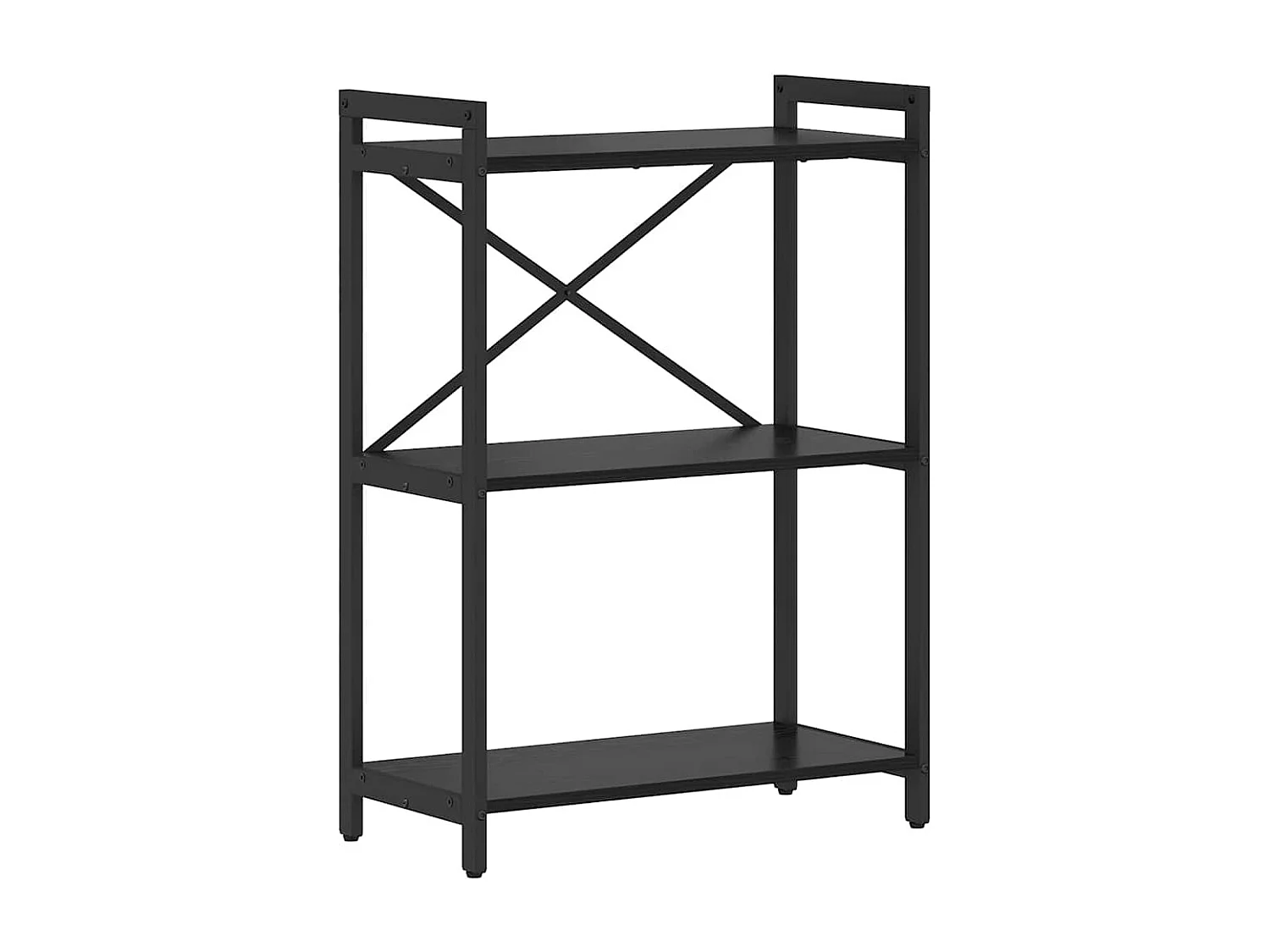 Bibliothèque Chêne noir 60 x 30 x 83 cm Bois d'ingénierie