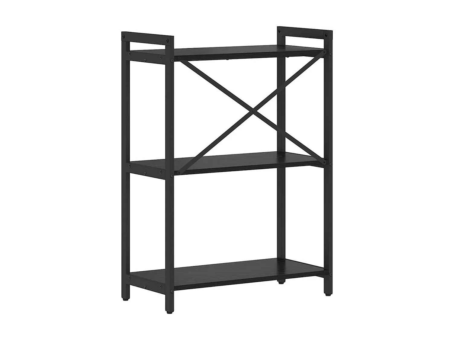 Bibliothèque Chêne noir 60 x 30 x 83 cm Bois d'ingénierie