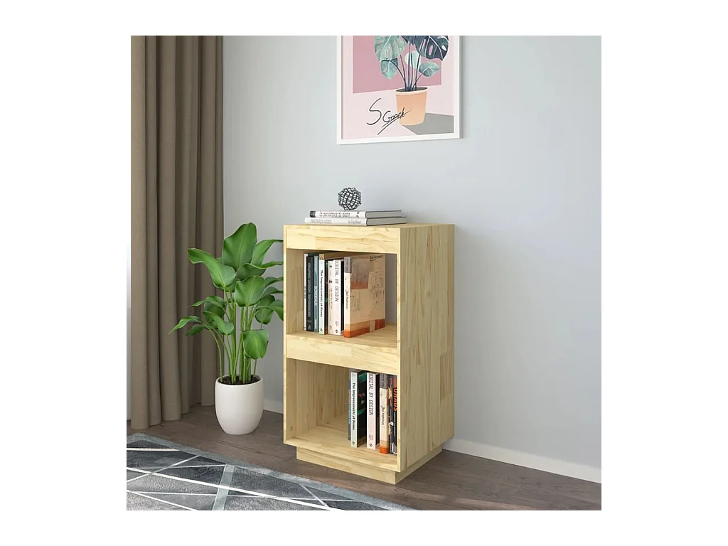 Bibliothèque 40x35x71 cm bois de pin massif