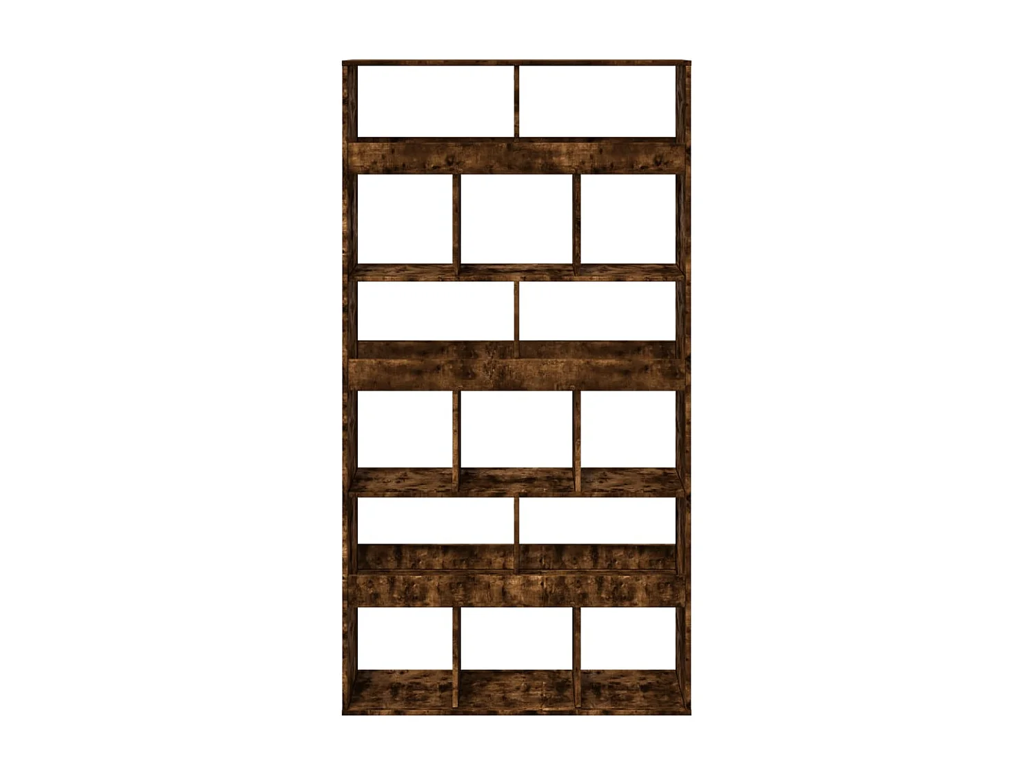 Tabique divisorio de roble ahumado de madera de ingeniería