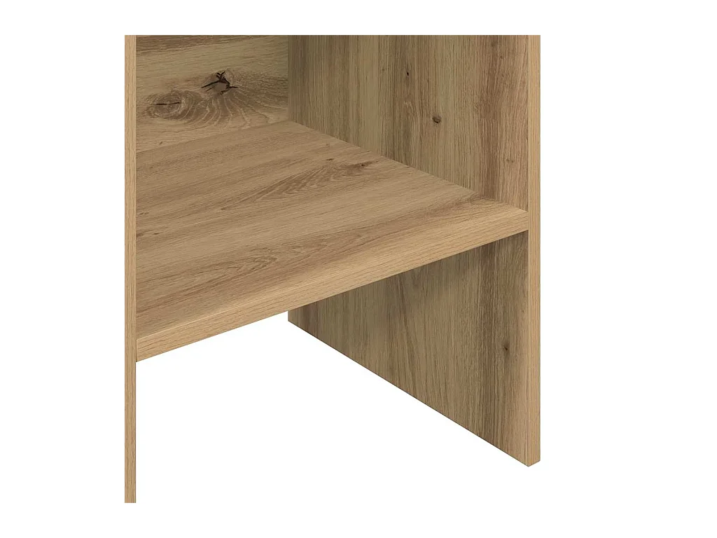 Bibliothèque chêne artisanal 40 x 35 x 180 cm Bois d'ingénierie