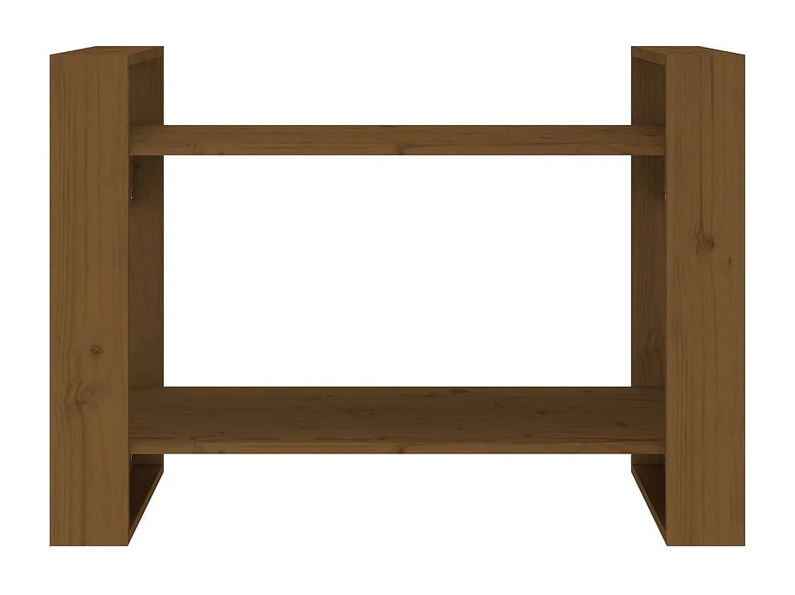 Bibliothèque/Cloison Marron miel 80x35x56,5 cm Pin solide