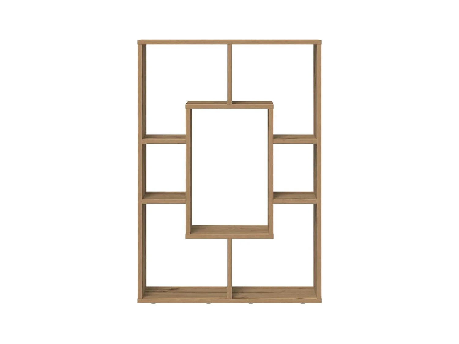 Bibliothèque chêne artisanal 63x20x90 cm bois d'ingénierie