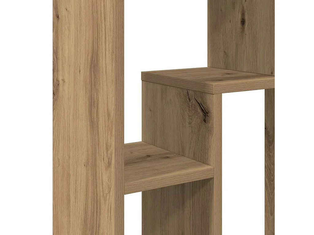 Libreria artigianale in rovere 63x20x90 cm in legno ingegnerizzato