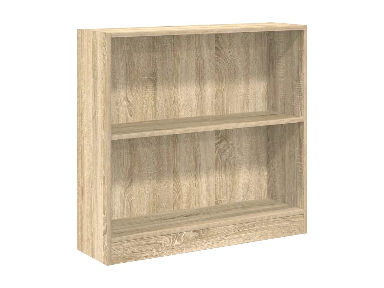 Bibliothèque chêne sonoma 80x24x75 cm bois d'ingénierie