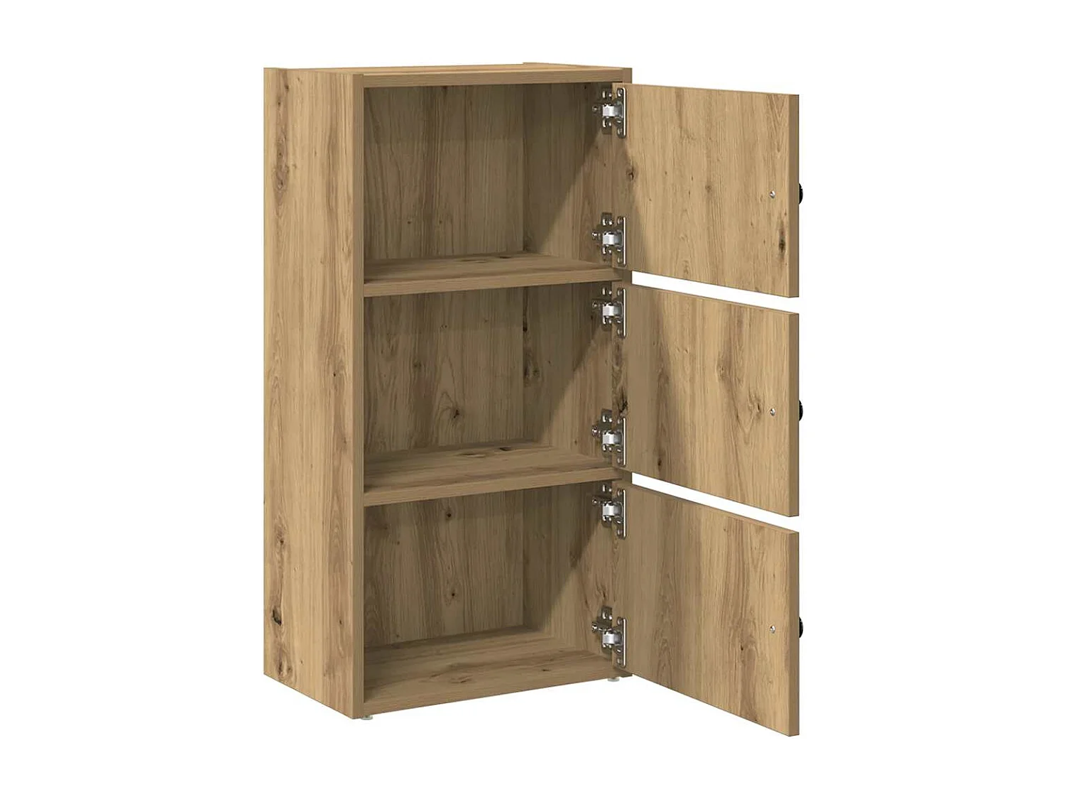 Bibliothèque chêne artisanal 40x24x77 cm bois d'ingénierie