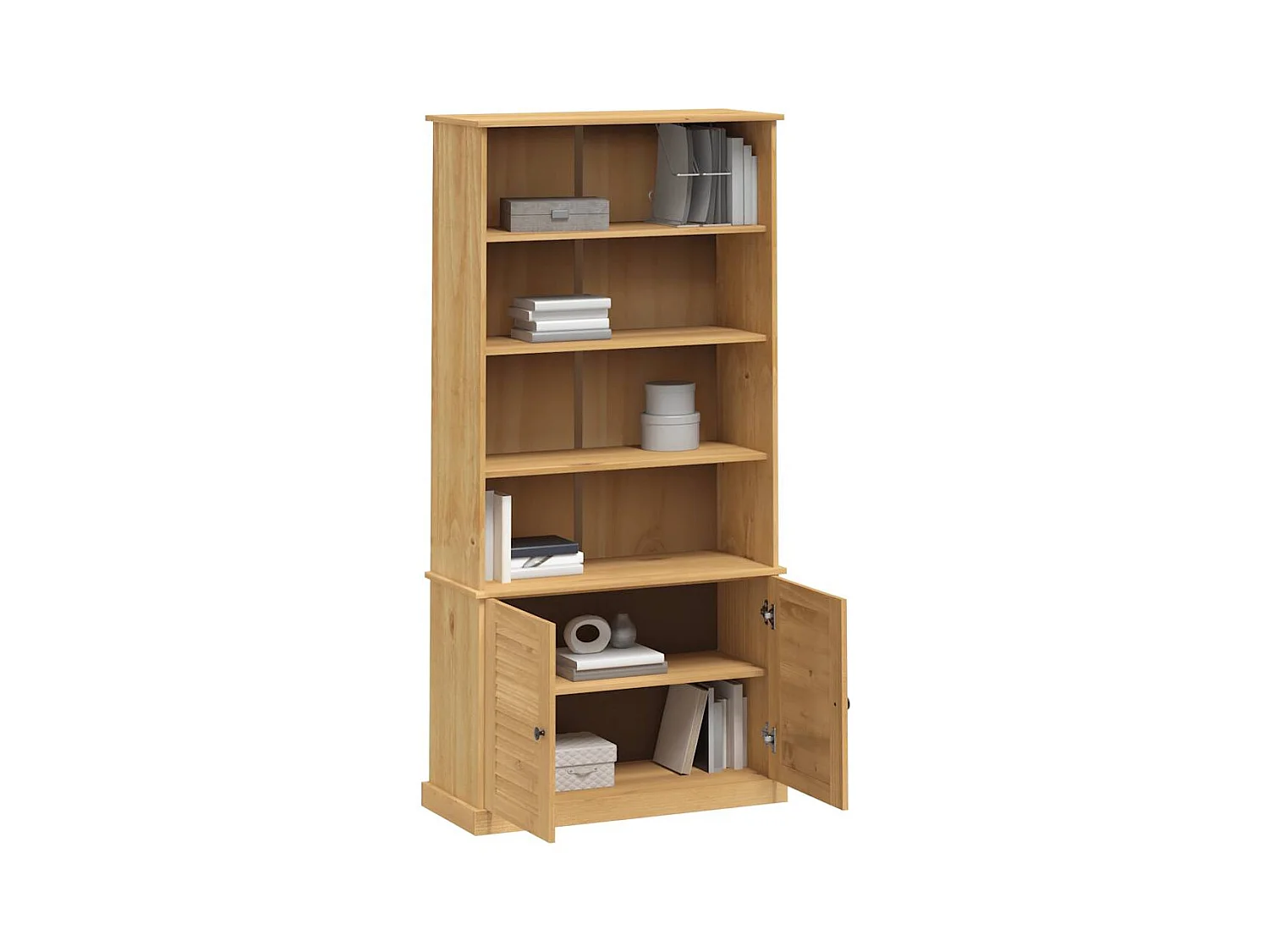 Bibliothèque VIGO 85x35x170 cm bois massif de pin