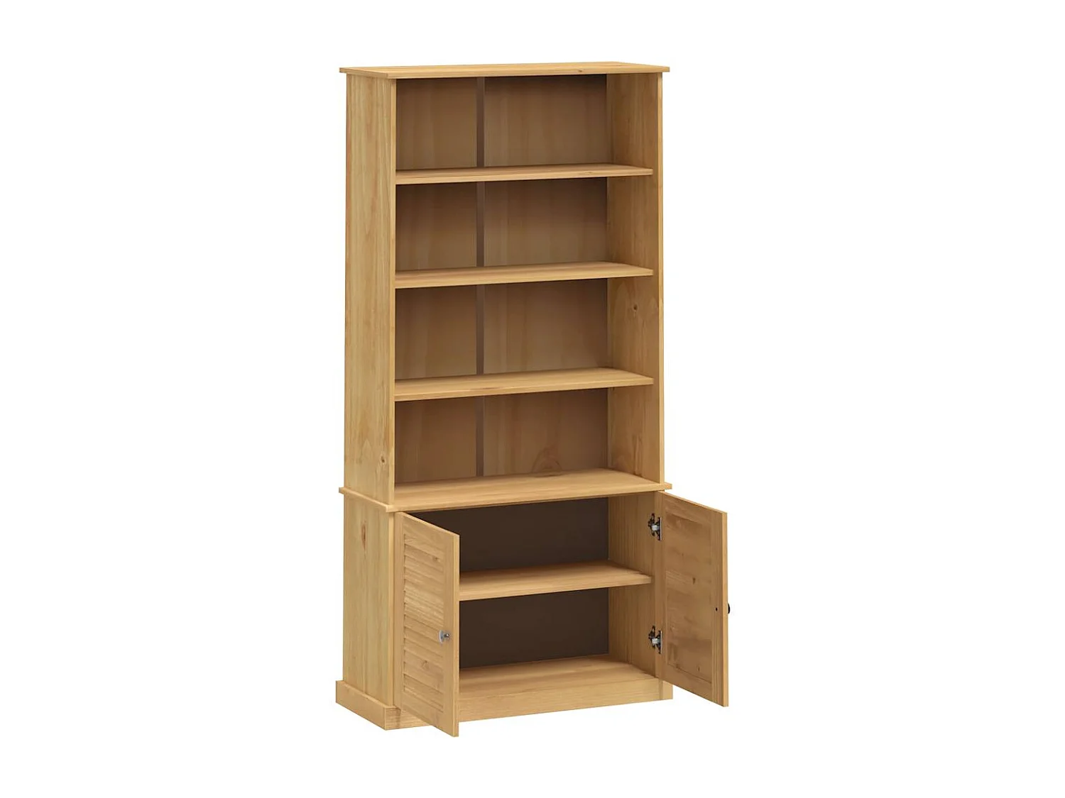 Libreria VIGO 85x35x170 cm in legno massello di pino