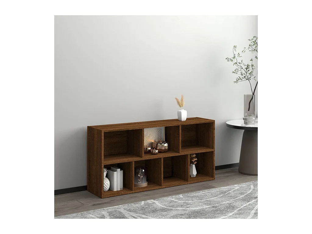 Armoire à livres Chêne marron 50x25x106 cm