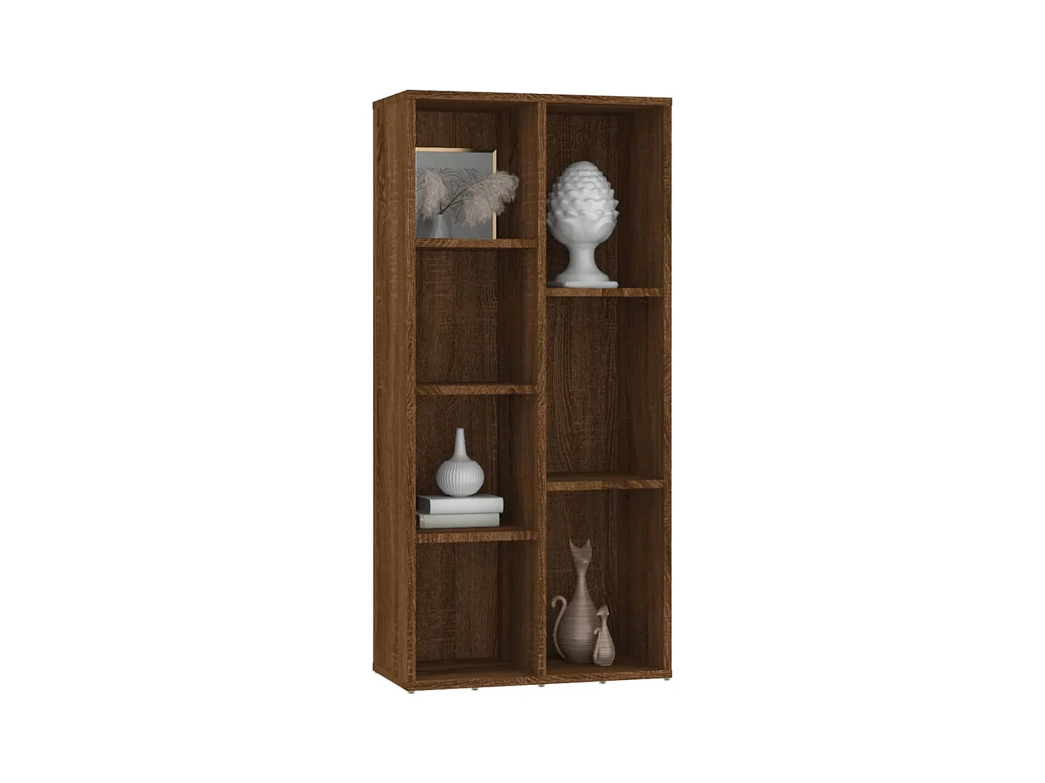 Armoire à livres Chêne marron 50x25x106 cm