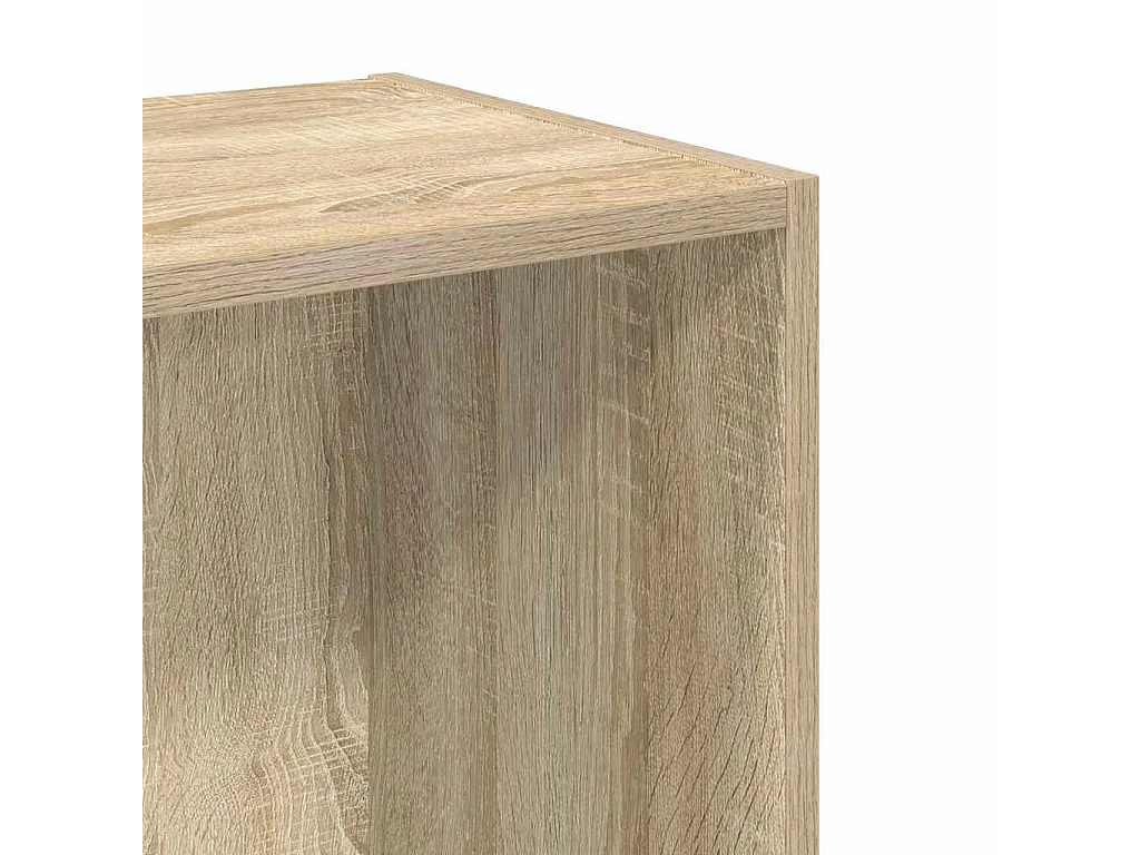 Libreria a 2 ripiani in legno ingegnerizzato Sonoma Oak