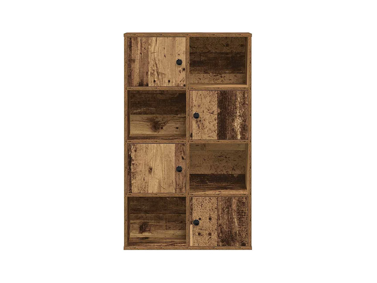 Bibliothèque vieux bois 60x24x101,5 cm bois d'ingénierie