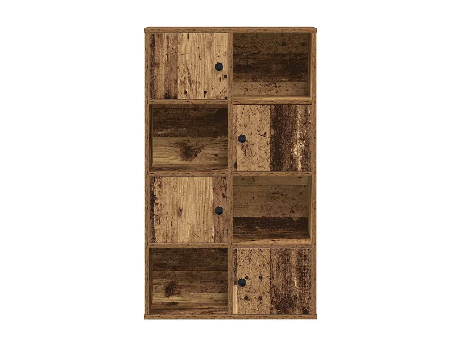 Bibliothèque vieux bois 60x24x101,5 cm bois d'ingénierie