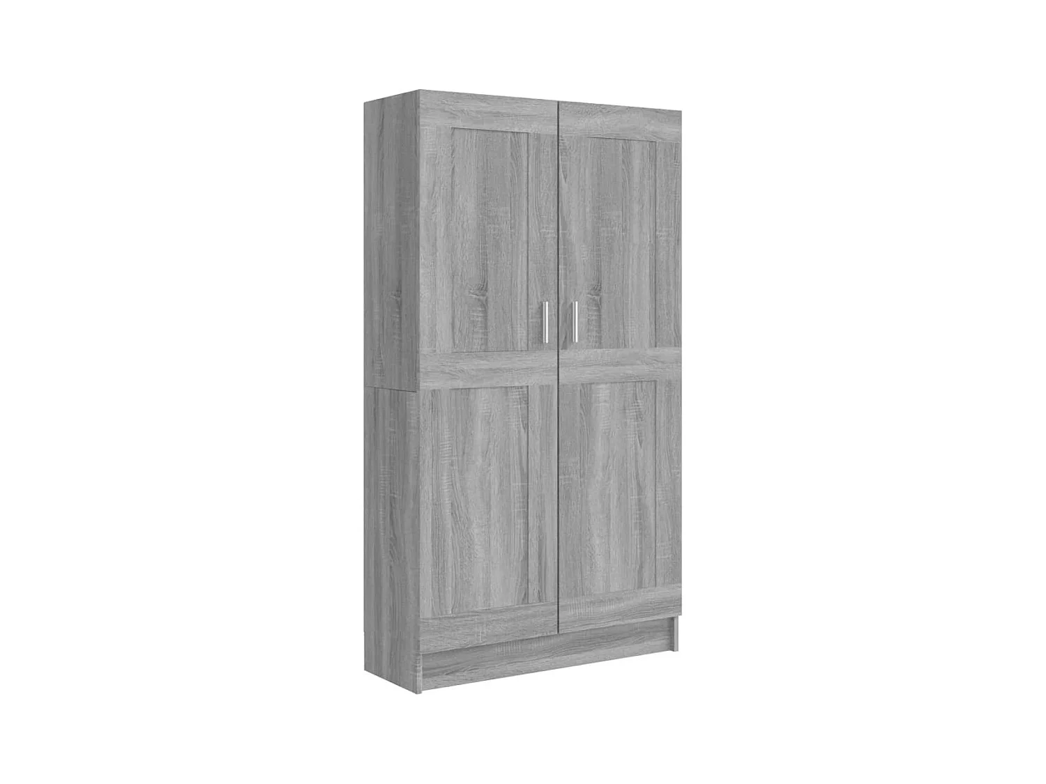 Sonoma Grey Boekenkast 82,5x30,5x150 cm Bewerkt Hout